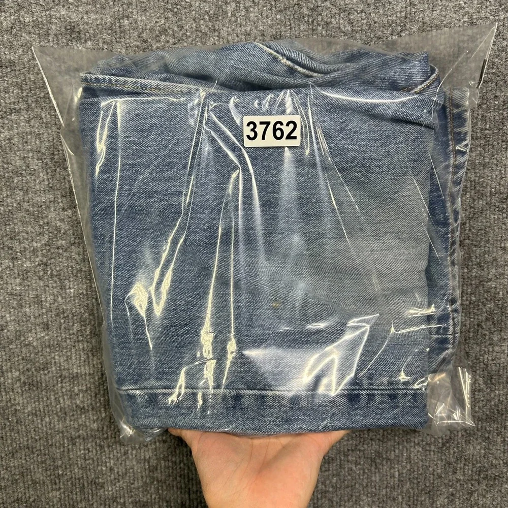 Levi's 501 Straight Jeans Men's Black Denim‎ Button Fly Classic 37X30 - Flaws